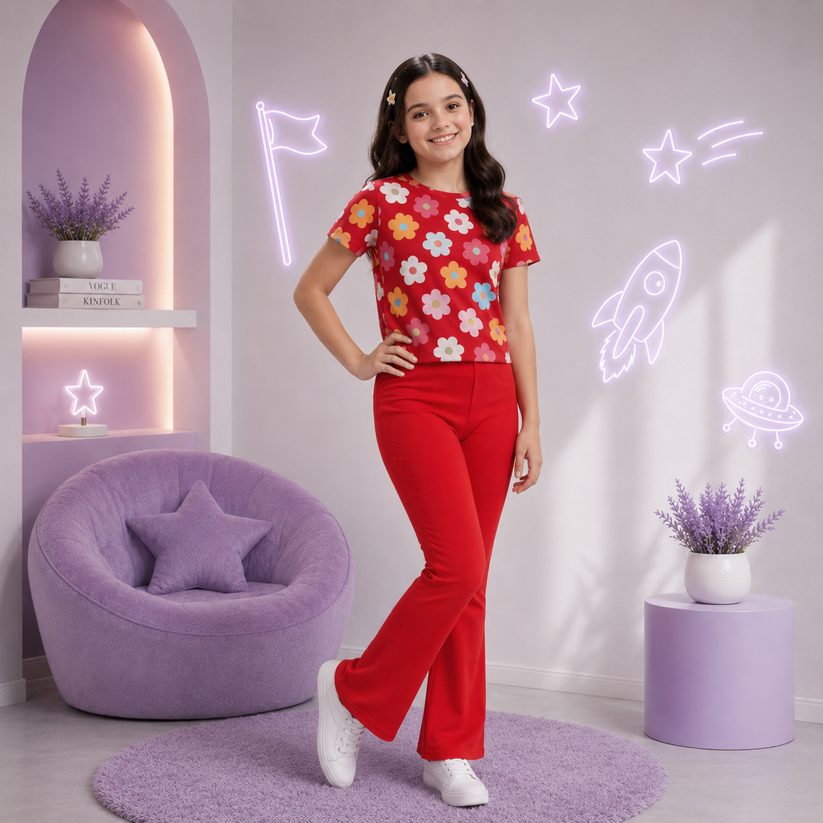 Flower Printe Outfit πΈβ¨