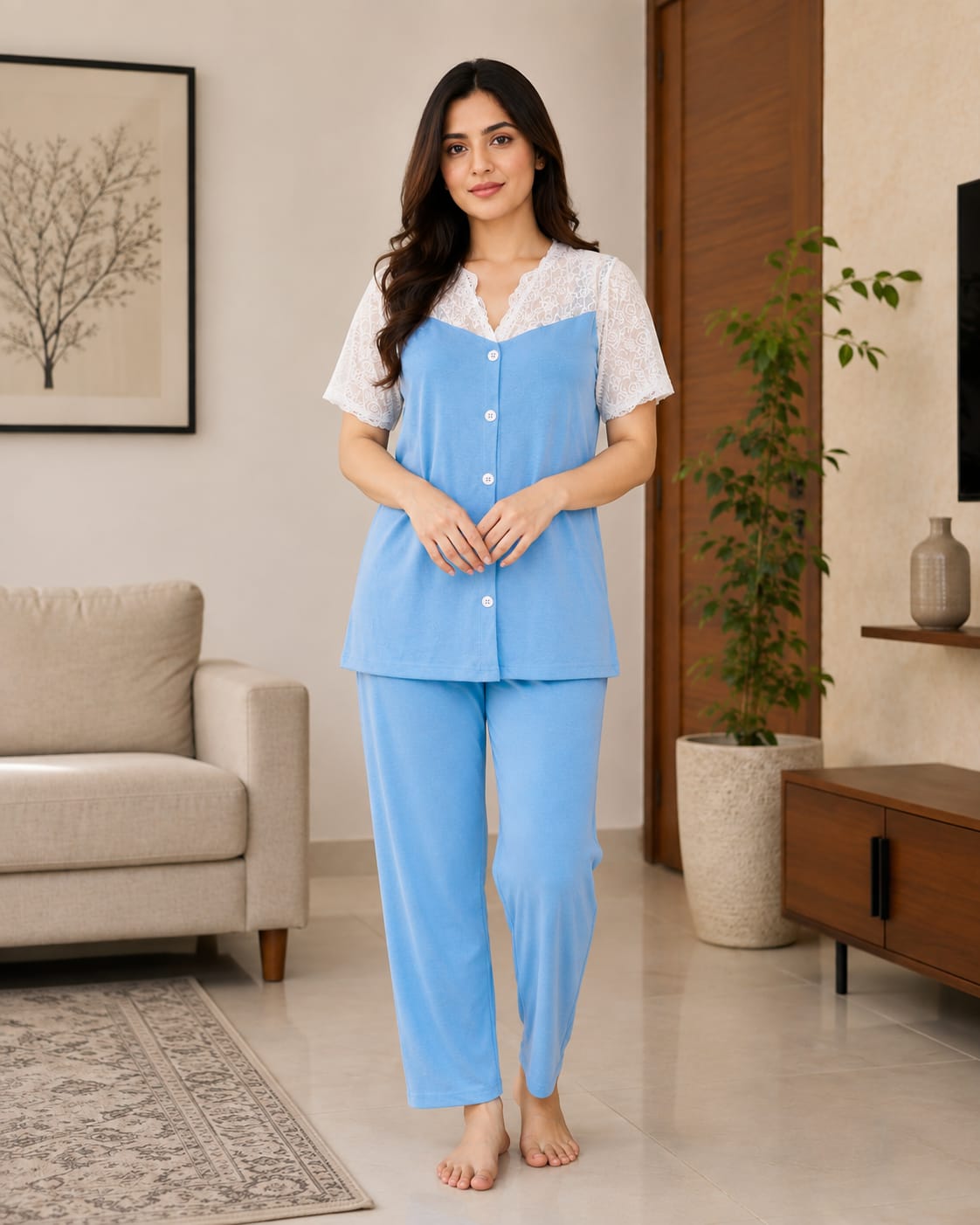 Aqua Pearl Pajama Set