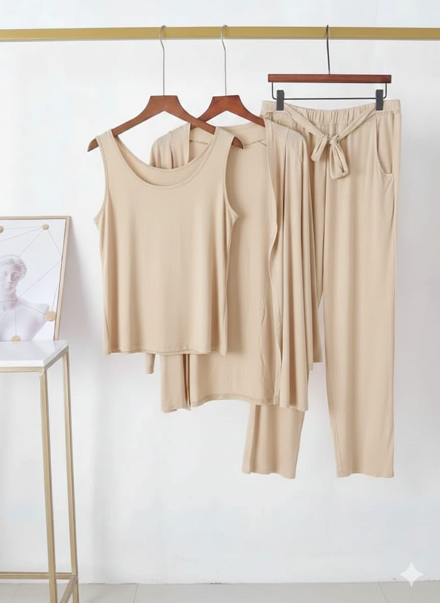 3 PIECE LOUNGE WEAR SET