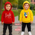 Pack Of 2 Hoodie Set + Trouser