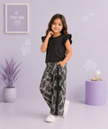Rib Bow Kids Wear ( 2 PCS )