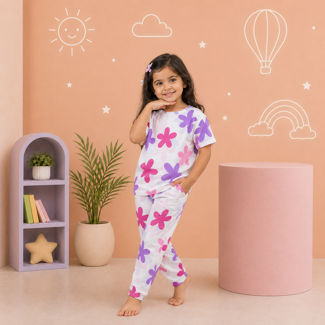 Fairy Flutter Dress Set ( Half Sleeve )🧚‍♀️