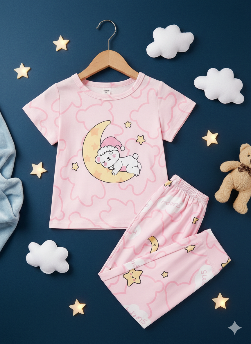 Moon Printed kidswear
