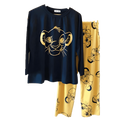 Black Yellow Lion Woman Pajama Set - AL TAQWA