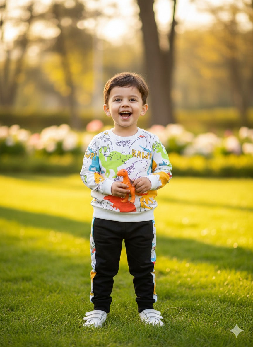 Dinasour Printed Kidswear