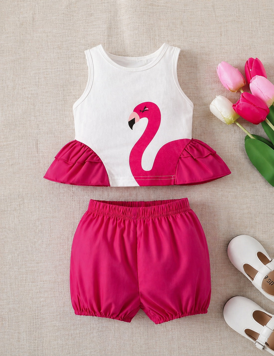 Rosy Flamingo Chic Set 🌸