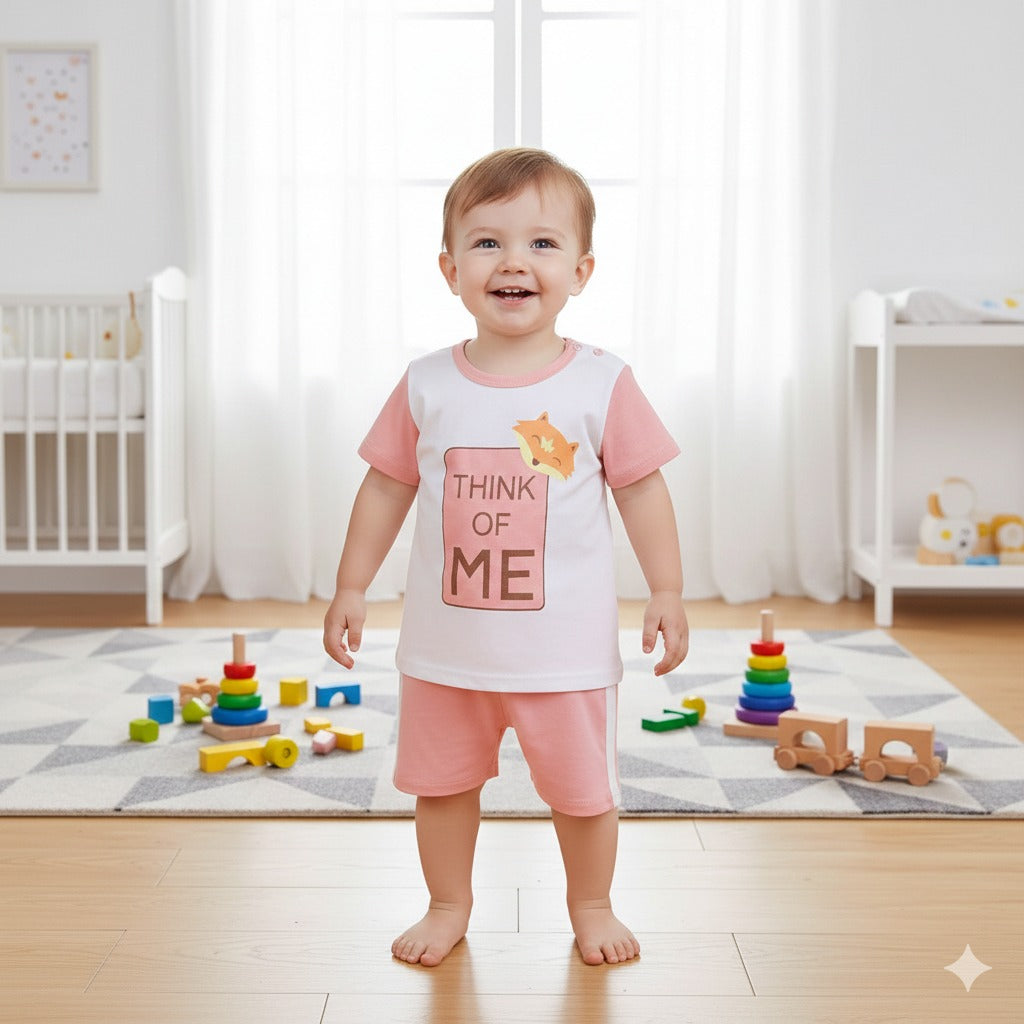 Pink Think Of Me Kids NightSuit