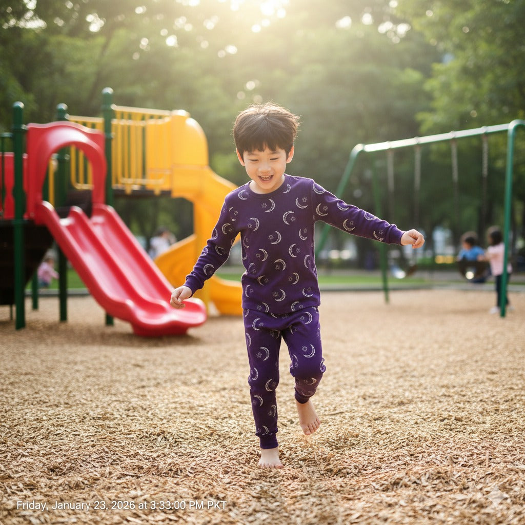 Purple Moon Kids Nightsuit