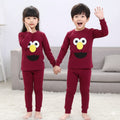 Mahroon Cute Printed Kids Wear