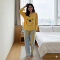 Yellow Winnie The Pooh Sleeping Wear Pajama Set