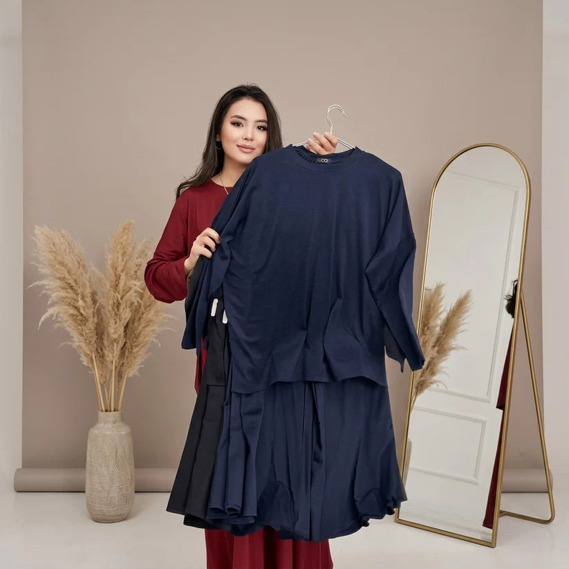 BreezeFlow Wide-Leg Loungewear Set For Summer