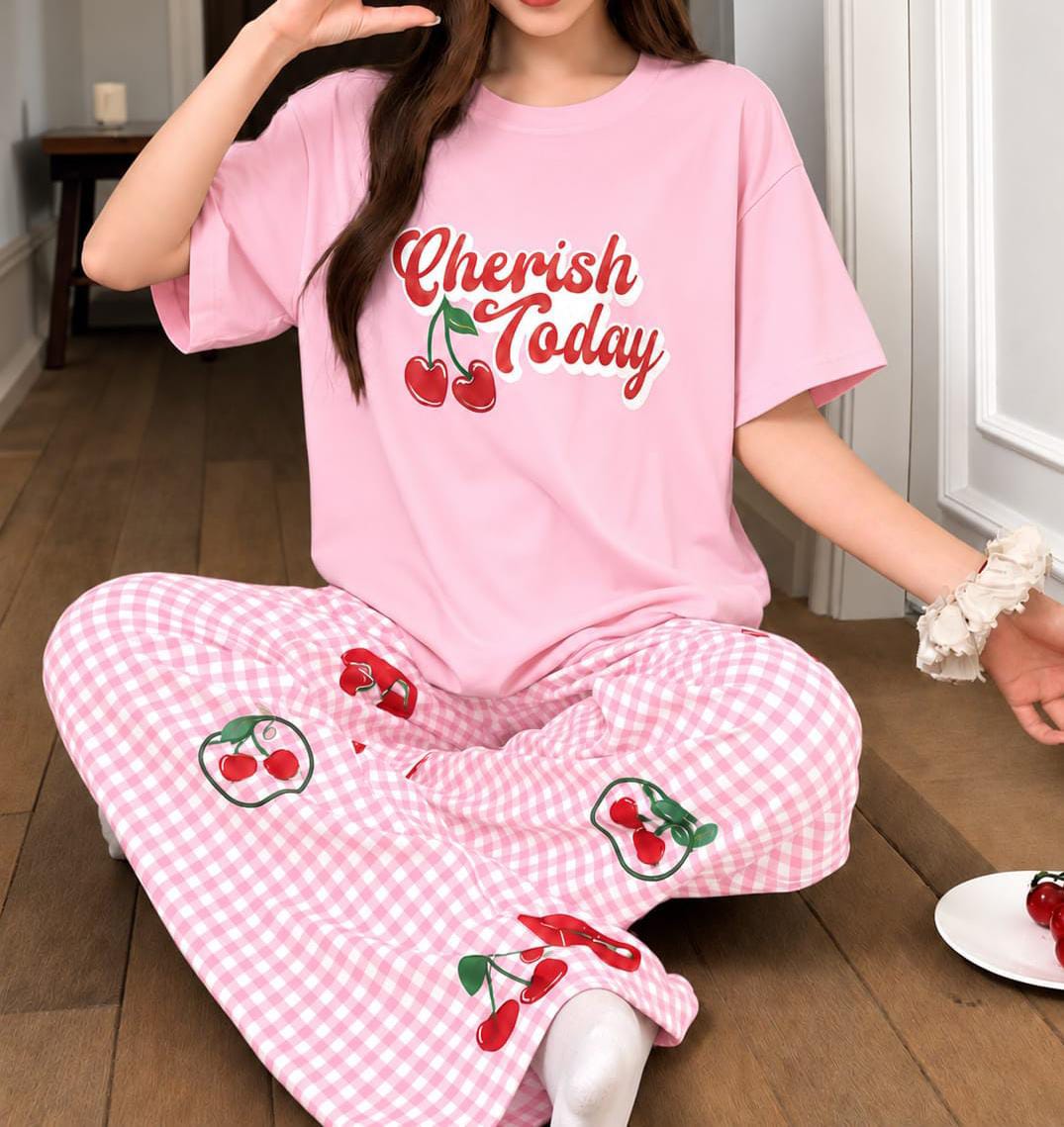🍒 Cherry Bliss Lounge Set