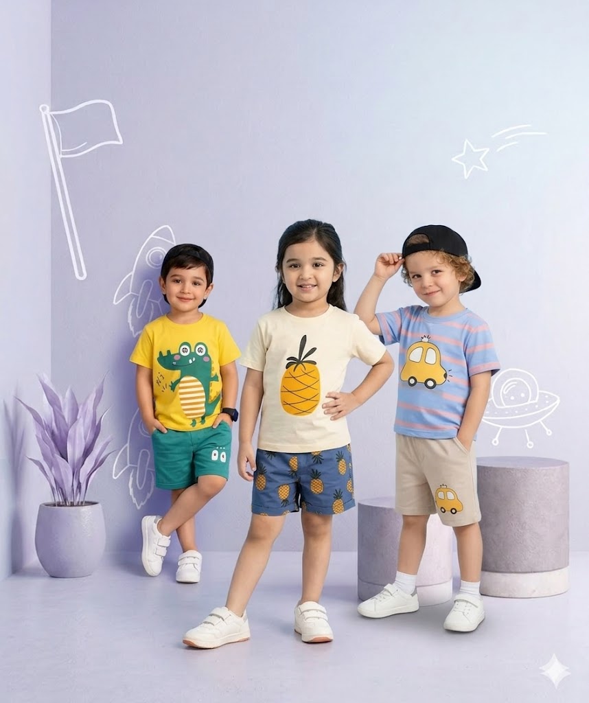 Cute & Cool Trio ( Pack Of 3 ) 🧸😎