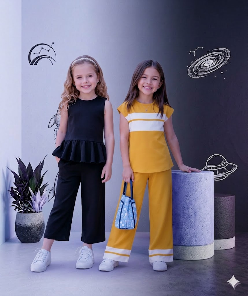Little Fashion Pair 🎀 ( Pack Of 2 )